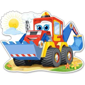 Image 1 of Castorland - Puzzle Hilarious excavator - 1 - 39 piese