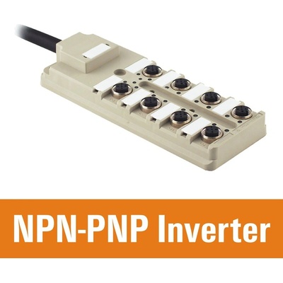 Pasivní rozvaděč snímač–akční člen (s kabelem) Weidmüller SAI-8-F 5P NPN-PNP 5M (1814990000)