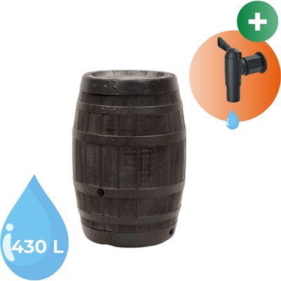 Prosperplast BOTAQUA hnědý 430 l IDB430-440U – Zboží Dáma