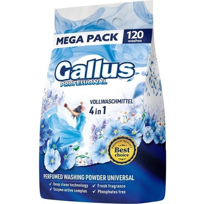 Gallus Professional Prášok na pranie 4v1 Universal 6,6 kg 120 PD