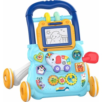 Huanger Interactive educational baby walker blue HE0810