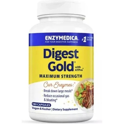 Enzymedica Digest Gold s ATPro Maximum Strength 180 kapslí