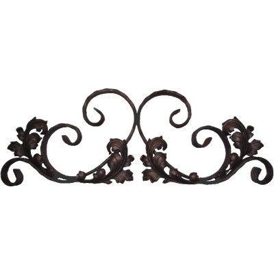 Kovářský ornament H 800 x L 290 mm, 30 x 8 mm