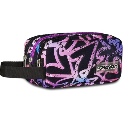 Seven Несесер Seven Freethink - Laveneder, с 3 ципа и дръжка (20392)