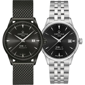 Certina Комплект часовници за двойки Certina DS-1 C029.807. 33.051. 00-C029.207. 11.051. 00 (C029.807.33.051.00-C029.207.11.051.00)