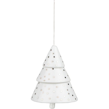 Raeder Коледна висулка Raeder на точки сребриста (C90581)