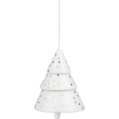 Raeder Коледна висулка Raeder на точки сребриста (C90581)