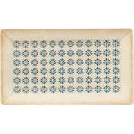 Saturnia Правоъгълна чиния SATURNIA Table, 29x17, 5 см, синя/бежова (24524/ZRTAB)