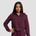 GymBeam Дамски суичър TRN Zip-Up Eggplant L