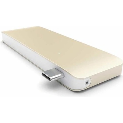 Satechi USB-C Pass Through USB Hub, gold (ST-TCUPG)