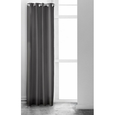 Today Okenní závěs HYGE, 140 x 240 cm, tmavá šedá, Dnes černá
