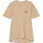 Endura Дамска фланелка с къс ръкав за колоездене Endura Women's AllTrack Ride S/S Tech Tee Cycling jersey - Sand - размер XL (156-2817-0215)