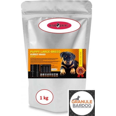 Bardog Super prémiové Puppy Large Breed 28/16 1 kg