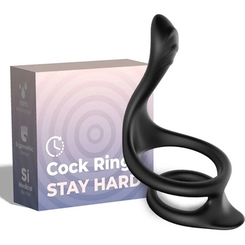 Двоен пенис пръстен, перинеум стимулатор - Tail Double Anal Ring (D-238016)