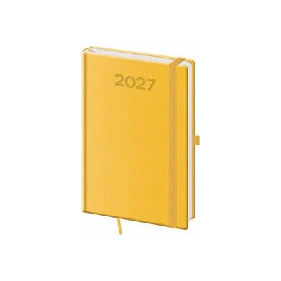 Helma A5 Týdenní 2027 Print Pop žlutý