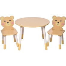 bHome Dětský stůl s stoličkami Méďa