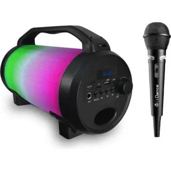 iDance Караоке Bluetooth тонколона с микрофон, черна