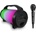 iDance Караоке Bluetooth тонколона с микрофон, черна