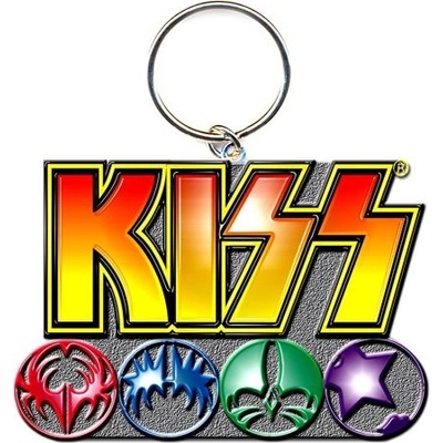 Prívesok na kľúče Kiss Logo & Icons