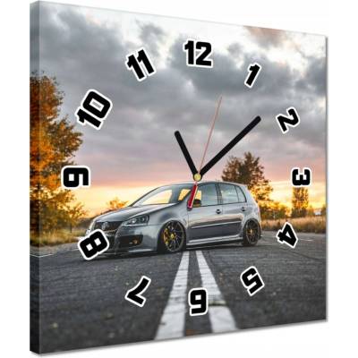 žiadna značka Hodiny 30x30 Volkswagen Auto