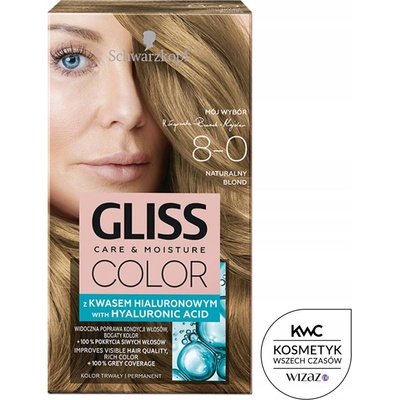Schwarzkopf Gliss Color barva na vlasy Blond 8-0