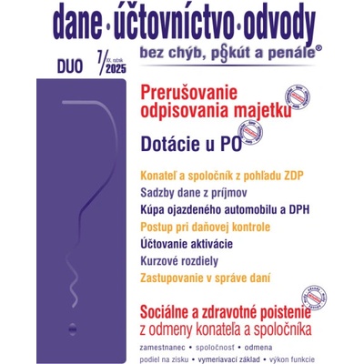 DUO č. 7 / 2025 - Prerušenie odpisovania majetku