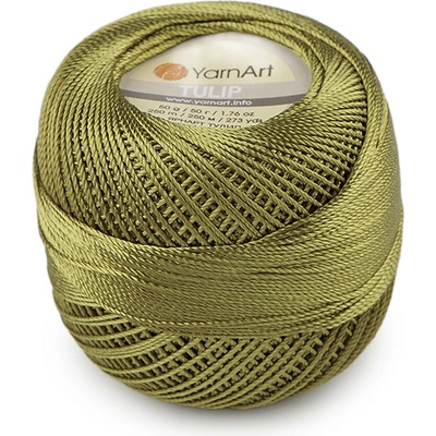 Příze háčkovací Tulip 50 g Varianta: 17 (469) zelená khaki, Balení: 6 ks