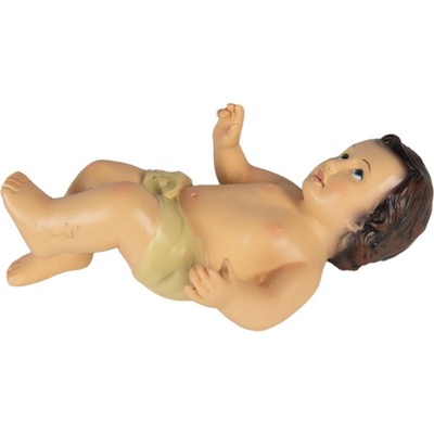 Clayre & Eef Béžová plastová dekorativní figurka Ježíš – 20x15x37 cm