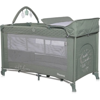 Image 1 of Lorelli Бебешка кошара на 2 нива Lorelli - Noemi Plus, Iceberg green star (10080562218)