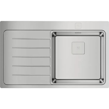 Image 1 of Teka Zenit RS15 1C 1E ЛЯВА М. 1015. А. Л, Иноксова мивка за вграждане, гладка, ляв отцедник, авт. клапан (М.1015.А.Л)