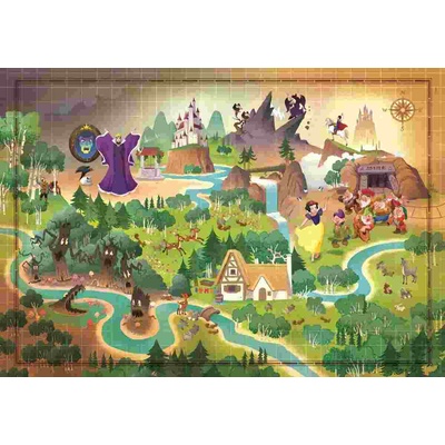 - Puzzle Story Maps: Snow white - 1 000 piese