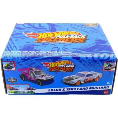Mattel Hot Wheels Speeders Lolux a 1969 Ford Mustang natahovací
