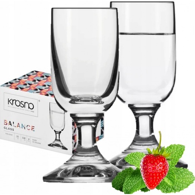 KROSNO Súprava panákov na stopke 6 x 20 ml