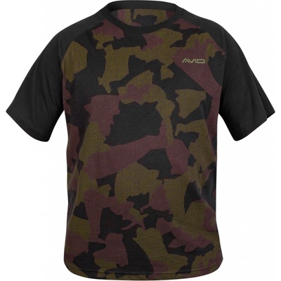 Avid Carp Tričko Distortion Camo Lite T-Shirt – Zboží Dáma
