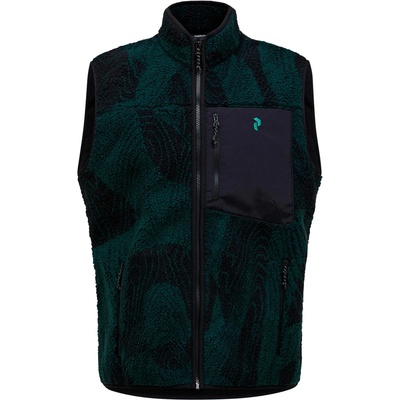 Peak Performance Мъжки поларен елек Peak Performance Graphic Pile Vest Fleece vest - Logo Era (032-1697-0112)