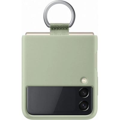 Samsung Оригинален гръб Samsung Silicone Cover за Galaxy Z Flip 3 - Зелен, EF-PF711TME