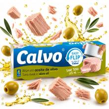 Calvo Tuňák v olivovém oleji 3 x 65 g