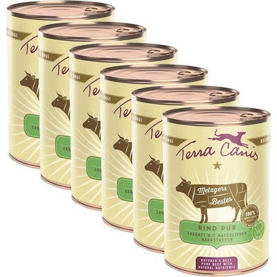 Terra Canis Butcher´s best говеждо пюре 6 x 400 г