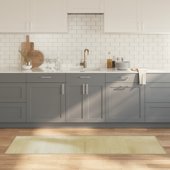 vidaXL Килим, правоъгълен, натурален, 60x200 см, бамбук (376837)