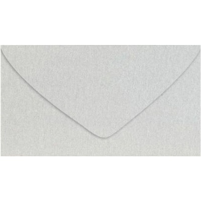 Dopisní obálka metallic 120g C6 114x162mm - stříbrná
