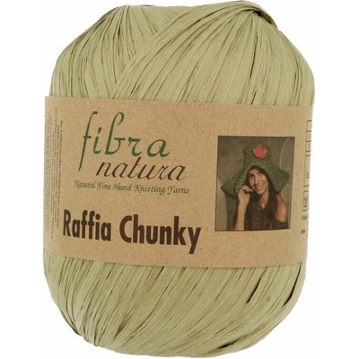 Fibra Natura Raffia Chunky 15 olivová