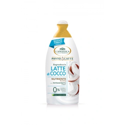L'Angelica Phyto Latte di Cocco - Подхранващ душ гел/пяна за вана с кокосово мляко 520мл