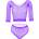 Bodystocking Set 03 Purple