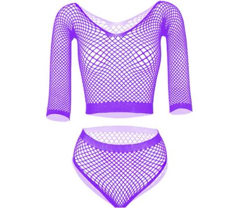 Bodystocking Set 03 Purple
