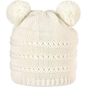 Sterntaler Плетена детска шапка Sterntaler - Екрю, размер 49, 12-18 м (4702114-908) - baby