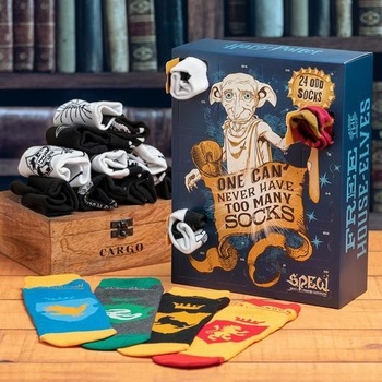 Epee Merch Harry Potter Dobby Adventní kalendář 24 denní ponožkový