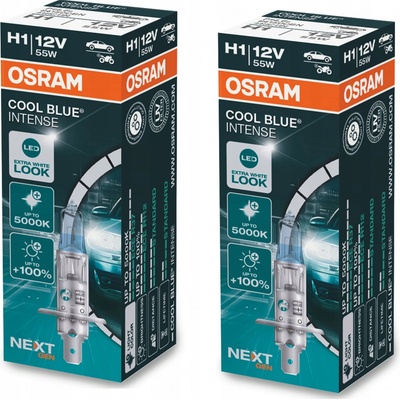 Osram Cool Blue Intense H1 P14,5s 12V 55W 64150CBN-HCB 2 ks