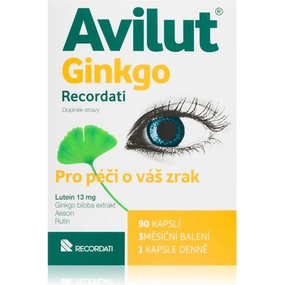 Avilut Ginkgo Recordati 90 kapslí – Zboží Mobilmania