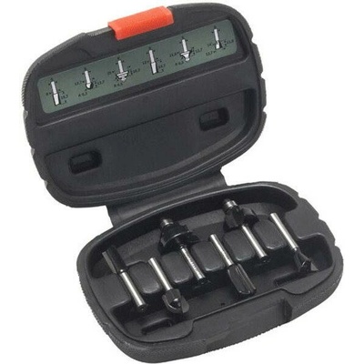 BOSCH 6dílná sada fréz z tvrdokovu (Ø stopky 6 mm) 2607019464