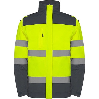 Roly Epsylon Pánska Hi Viz parka HV9304 Lead